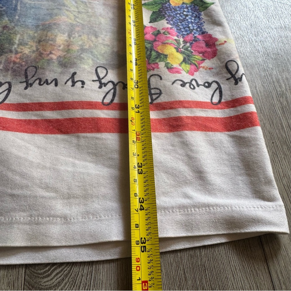 Floral Graphic Summer Dress with Italy Print Size US M-L Euro: XL - Picture 4 of 15